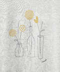 フラワーモチーフ 半袖 Tシャツ
