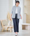 ブリーズデニム 【ワイド9分丈】【接触冷感】