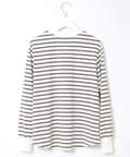 ラウンドヘム ボーダー カットソー