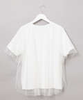 チュール レイヤード風 Tシャツ