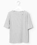 ラメ編み リブ Tシャツ