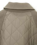 キルティング ステンカラー コート