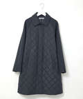 キルティング ステンカラー コート