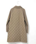 キルティング ステンカラー コート