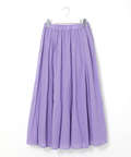 カラー ロングスカート