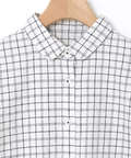 コットン チェック ブラウス【一部店舗限定】
