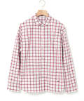 丸襟 チェック柄 ブラウス【オンラインショップ・一部店舗限定】