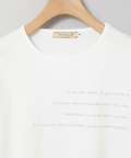 メッセージプリント 七分袖 Tシャツ