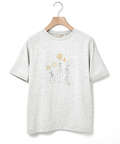 フラワーモチーフ 半袖 Tシャツ