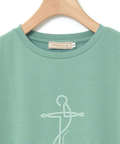 プレーティング天竺 アンカー柄 Tシャツ【UVカット】