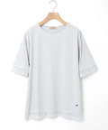 レース チュニック丈 Tシャツ