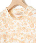花柄プリント 七分袖 Tシャツ