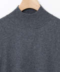 ウールブレンド アゼハイネック ニットカットソー【手洗いOK】