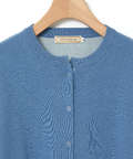ダブルジャカード ニット カーディガン【手洗いOK】