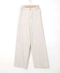 ウエストゴム タック ワイド パンツ