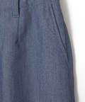 クロップド丈 ワイド パンツ