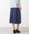 リネンブレンド Aライン スカート
