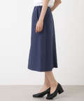 リネンブレンド Aライン スカート