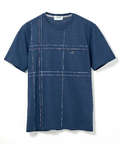 スノーコットン パネルチェック Tシャツ【接触冷感】