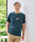 トリコロール ロゴプリント Tシャツ
