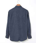 デニム調 ボタンダウン シャツ