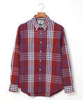 シャギー加工 タータン柄 シャツ