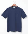 スノーコットン シャドーチェック柄 Tシャツ【接触冷感】