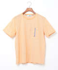 スノーコットンリネン 鹿の子 クルーネックTシャツ【接触冷感】