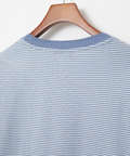 天竺 ボーダー柄 カットソー【ウガンダ オーガニック コットン】