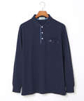リブ襟 鹿の子 ポロシャツ