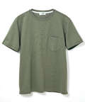 スノーコットン シャドーボーダー Tシャツ【接触冷感】