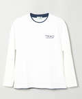 レイヤード風 ダブルフェイス Tシャツ
