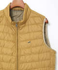 スタンドカラー ダウン ベスト