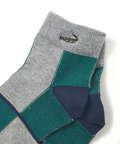 カラーブロック ショート丈 ソックス