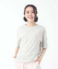 天竺 ロゴテープ 5分袖 Tシャツ【吸汗速乾】