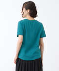 スノーコットン フロントギャザー Tシャツ【接触冷感】