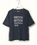 スムース チュール レイヤード風 Tシャツ