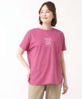 プレーティング天竺 ロゴプリント Tシャツ【吸汗速乾】