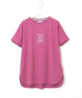 プレーティング天竺 ロゴプリント Tシャツ【吸汗速乾】
