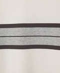 天竺 ボーダードッキングデザイン カットソー