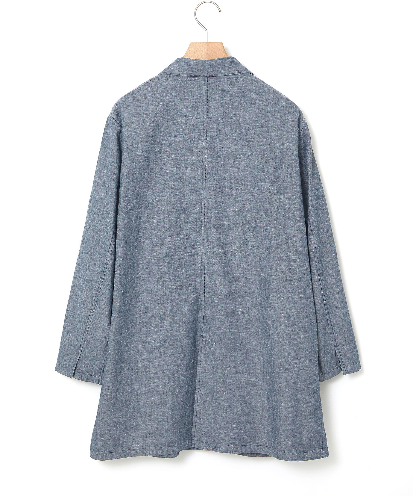 未使用タグ付き✨ブラミンク リネン/コットン ロングジャケット 定価19万円 レディース リネンブレンド ロング ジャケット通販 [0304-61405