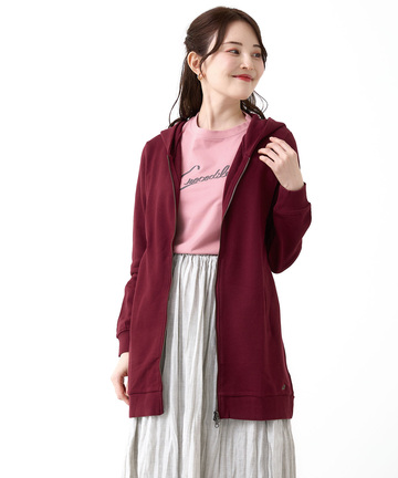裏毛 チュニック パーカー【オンラインショップ限定】