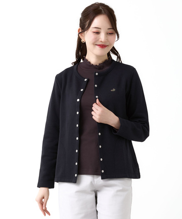 スナップボタン カーディガン
