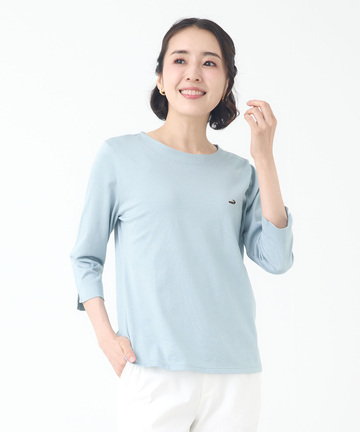 セルロースコットン 七分袖 Tシャツ【吸汗速乾】