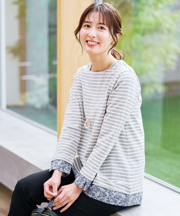 ボーダー ドッキング チュニック