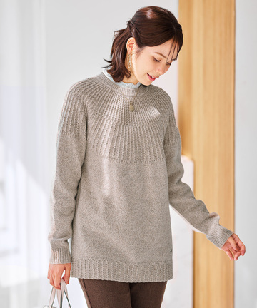 ウール マルチネップ ニット【手洗いOK】