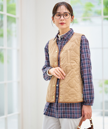 キルティング 中綿 ベスト