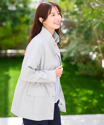 メモリー ミドル丈 コート【手洗いOK】