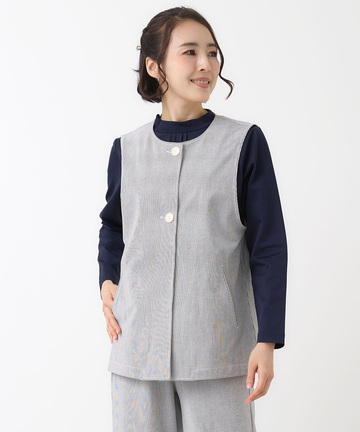 サッカー ボタン ジレ【手洗いOK】