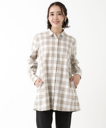 ビエラ チェック柄 チュニック